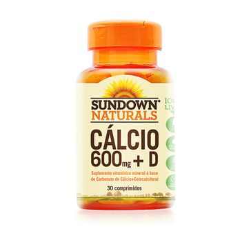 Calcio + Vitamina D Sundown 600mg 30 Comprimidos