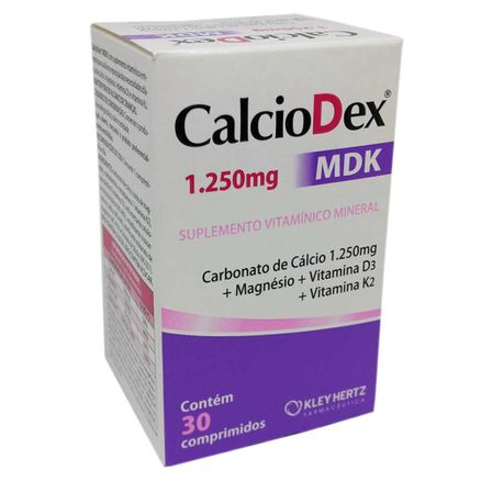 CalcioDex MDK 1250mg 30 Comprimidos