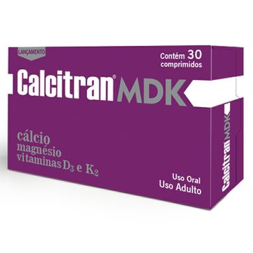 Calcitran MDK Divcom 30 Comprimidos