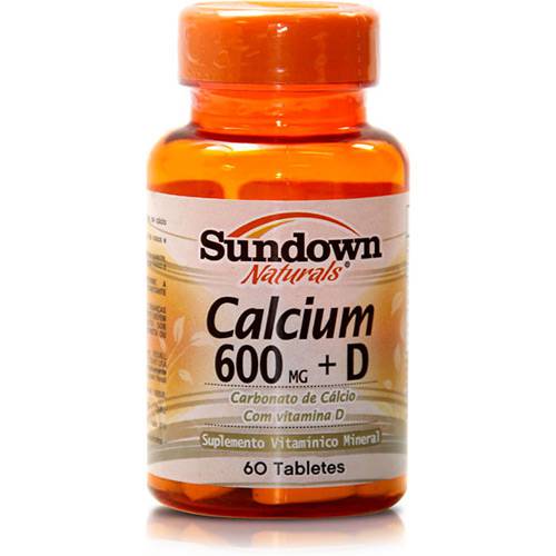 Calcium 600mg + Vitamina D - 60 (Tab) - Sundown