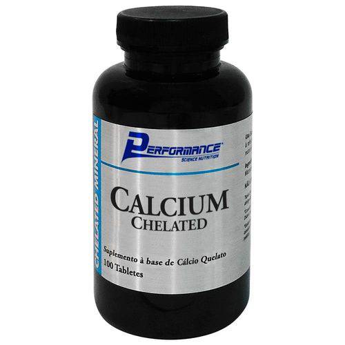 Calcium Chelated - 100 Tabletes - Performance Nutrition