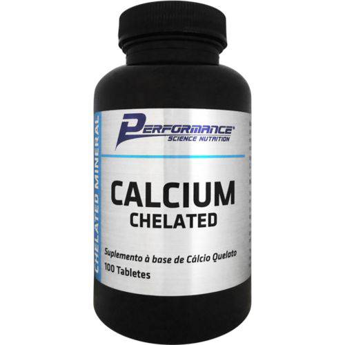 Calcium Chelated - 100 Tabletes - Performance Nutrition