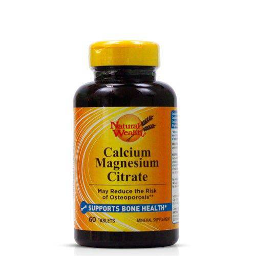 Calcium Magnesium Citrate - 60 Tabs - Natural Wealth