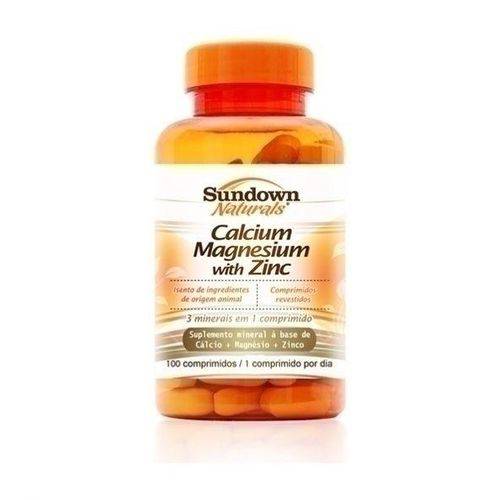 Calcium Magnesium With Zinc 100 Cápsulas - Sundown