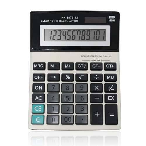 Calculadora 12 Dígitos com Tecla Gt Kk8875-12