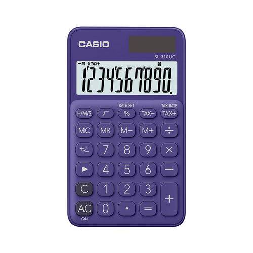 Calculadora Casio de Bolso SL-310UC-PL Violeta