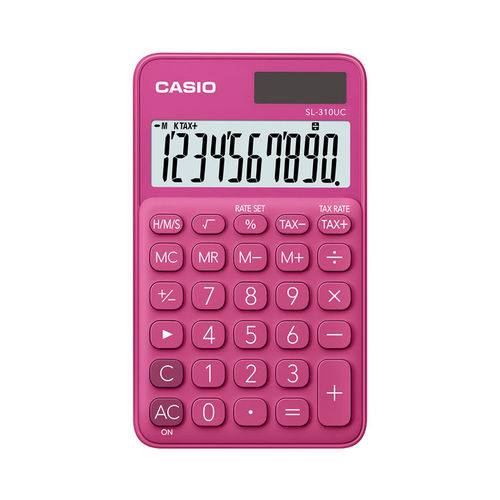 Calculadora Casio de Bolso SL-310UC-RD Pink
