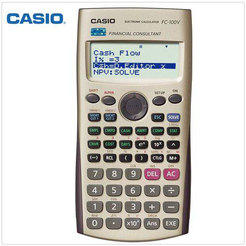 Calculadora Casio Financeira Fc-100v