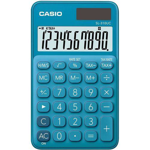 Calculadora Casio Sl 310 Uc Bu Azul