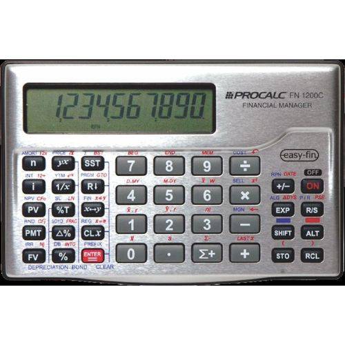 Calculadora Cientifica 10 Digitos Fn1200c 400 Passos Procalc