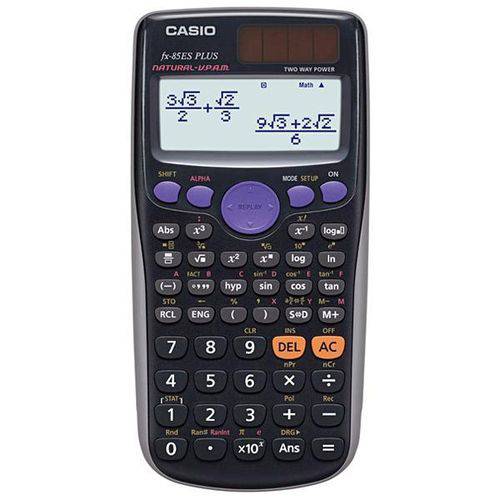 Calculadora Científica Casio Fx-85ES Plus com 252 Funções - Preto