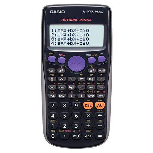 Calculadora Científica Casio Fx-95es Plus com 274 Funções - Cinza-preta