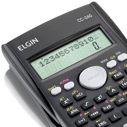 Calculadora Científica Cc240 com 240 Funções e 2 Linhas - Elgin