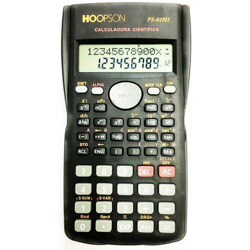Calculadora Científica Hoopson PS82MS com Capa