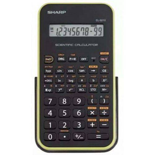 Calculadora Científica Sharp El-501xb-gr Preto/amarelo