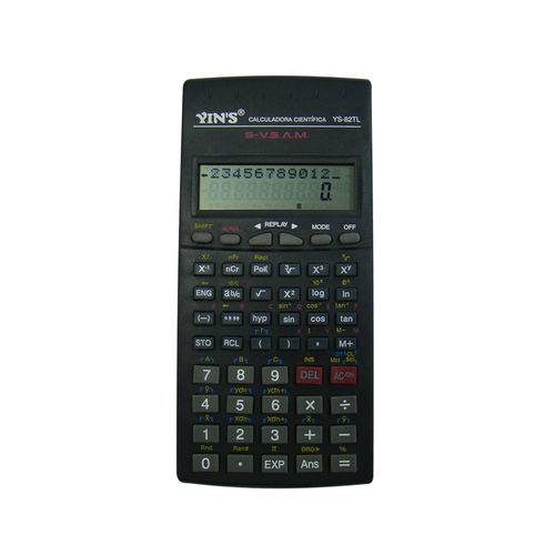 Calculadora Científica YS82TL 12 Dígitos com Capa Yins