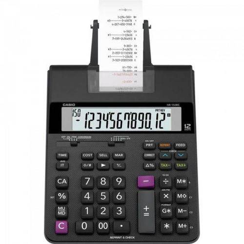 Calculadora com Bobina Casio 12 Dígitos HR150RC Bivolt