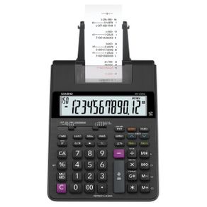 Calculadora com Bobina Casio HR-100RC-BK-B-DC Preta