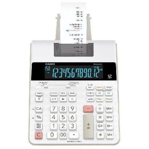 Calculadora com Bobina, Display Lcd, 2.0 Linha , com Relógio e Calendário, Fr-2650rc-b-dc Branca