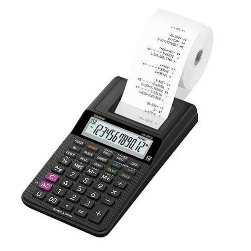 Calculadora com Impressora Casio HR-8RC com Função de Verificação - Preta
