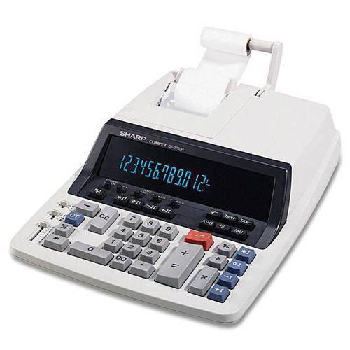 Calculadora com Impressora Sharp Qs-2760h Impressão de 2 Cores 110v - Branca