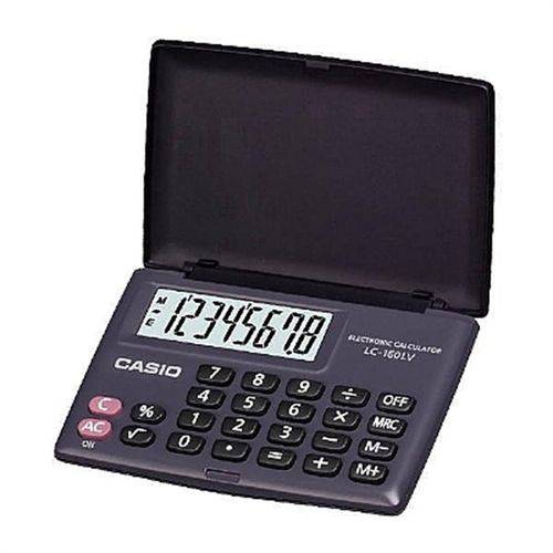 Calculadora de Bolso 8 Dígitos Casio Lc-160lv-bk-w