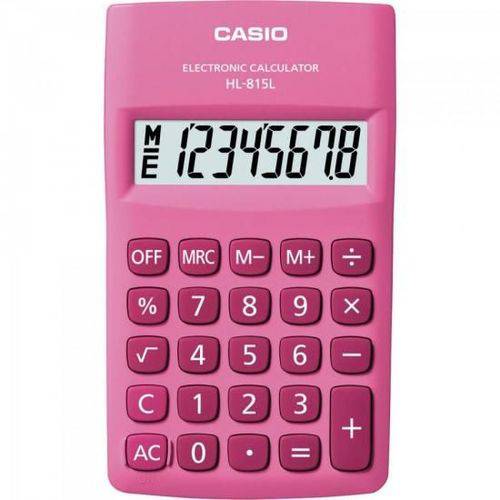 Calculadora de Bolso 8 Dígitos Hl815l Rosa Casio