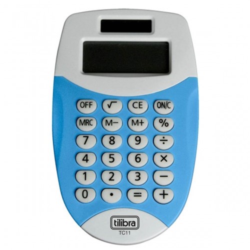 Calculadora de Bolso 8 Dígitos Pequena TC11 Azul 248151
