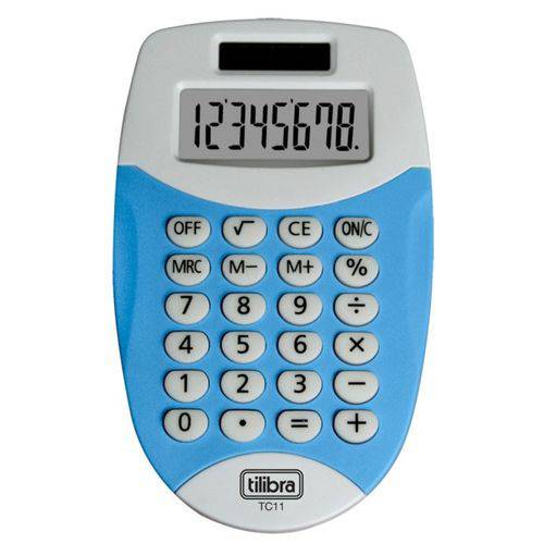 Calculadora de Bolso Azul Tc11 Tilibra