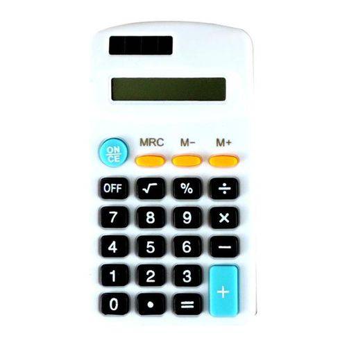 Calculadora de Bolso Branca PS-403 Hoopson