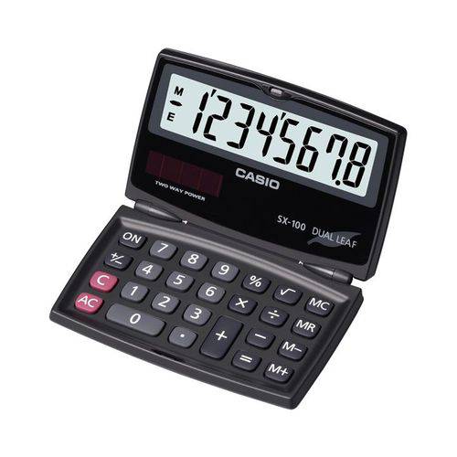 Calculadora de Bolso Casio 8 Dígitos Sx-100