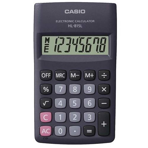 Calculadora de Bolso Hl-815l-Bk-S4-Dp - Casio
