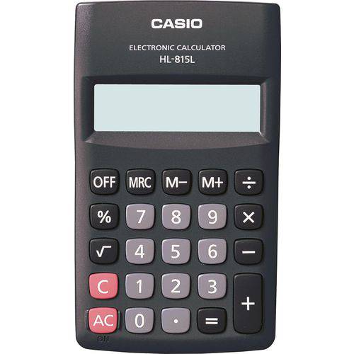 Calculadora de Bolso Hl-815l-bk-s4-dp Preta