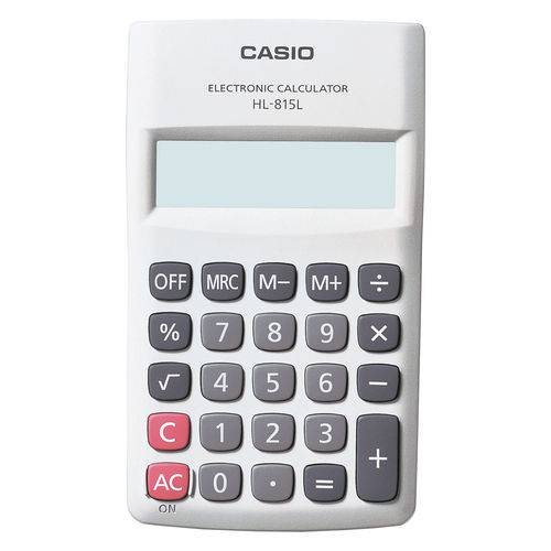 Calculadora de Bolso Hl-815l-we-s4-dp Branca