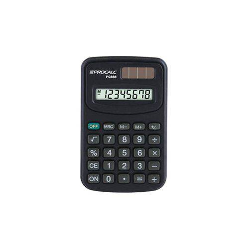 Calculadora de Bolso Pc888 - 8 Dígitos - Procalc