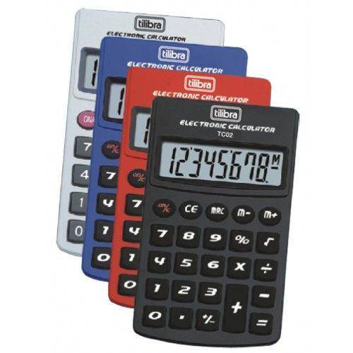 Calculadora de Bolso Tc02 Cores - Tilibra