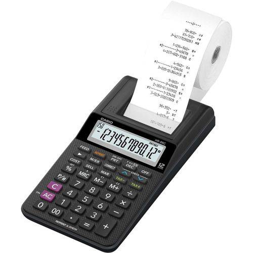 Calculadora de Impressao 12dig.disp.lcd Preta Casio Unidade