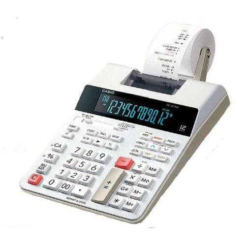 Calculadora de Impressão Casio FR-2650RC-WE Bivolt Bicolor 2 Lps