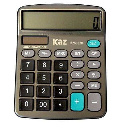 Calculadora de Mesa 12 Digítos Kz6387b Kaz