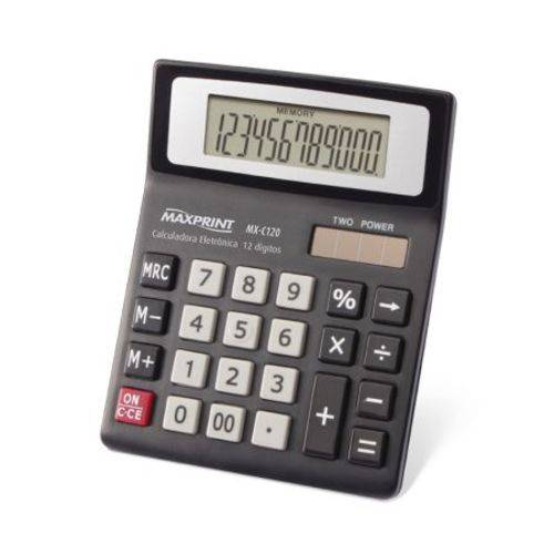 Calculadora de Mesa 12 Dígitos MX-C120 - Maxprint