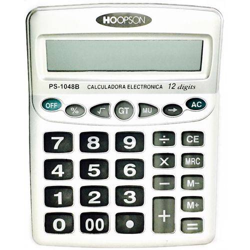Calculadora de Mesa 12 Dígitos PS-1048b