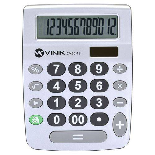 Calculadora de Mesa 21 Teclas CM40 Branca Vinik