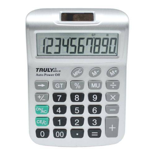 Calculadora de Mesa 10 Dígitos 6001-10 Truly
