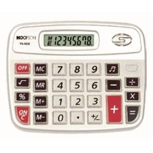 Calculadora de Mesa 8 Dígitos com Teclas Sonoras PS-9838