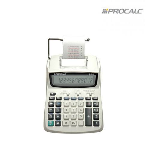 Calculadora de Mesa com Bobina Lp25 Procalc