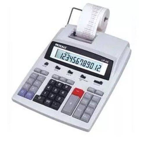 Calculadora de Mesa com Impressão Bicolor Bivolt Bobina Lp45 Procalc