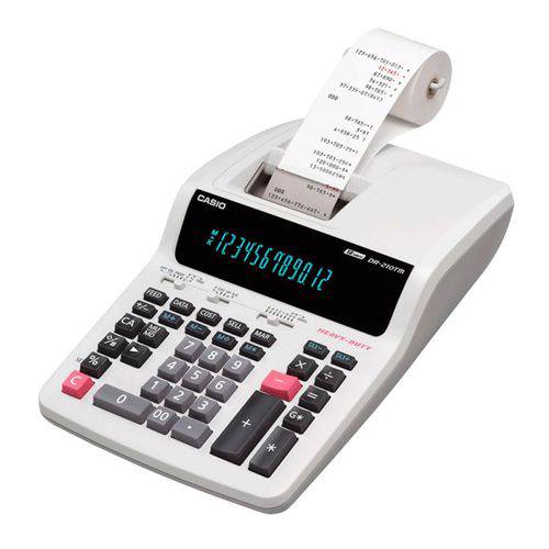 Calculadora de Mesa com Impressora 4,4 Linhas por Segundo Dr210tm-Webe Casio