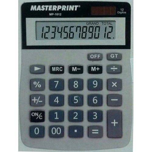 Calculadora de Mesa Masterprint 12 Dígitos Mp1012