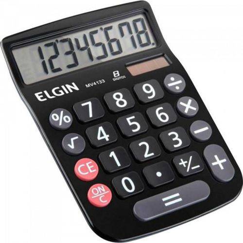 Calculadora de Mesa Mv4133 Preto Elgin