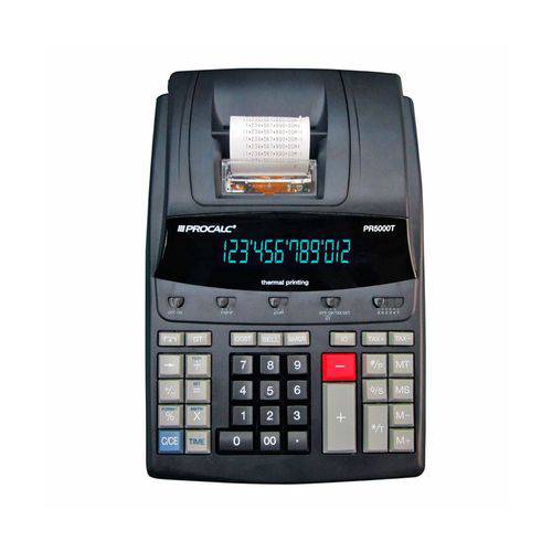 Calculadora de Mesa Procalc Pr5000t 12 Digitos Impressão Térmica